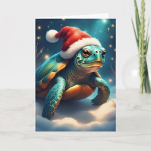 Turtley Christmas Cheval