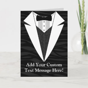 Carte Tuxedo noir/blanc