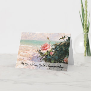Carte *~* TV2 Plage Rose Sympathie Amour Lumière