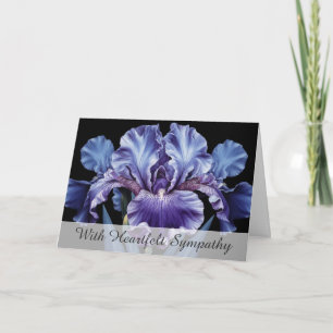 Carte *~* TV2 Une FLEURS IRIS Sympathy Love Light