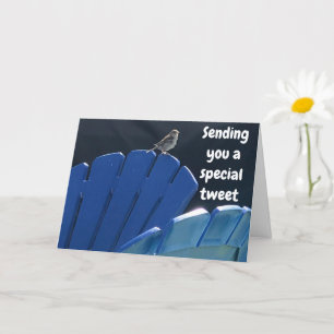 Carte TWEETING **13ème ANNIVERSAIRE VOUS SOUHAITE**