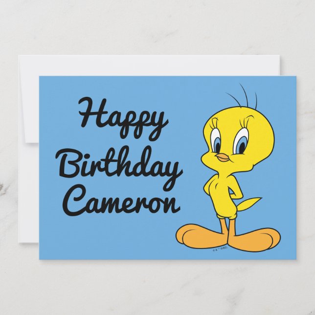 Carte TWEETY™ | Clever Bird (Devant)