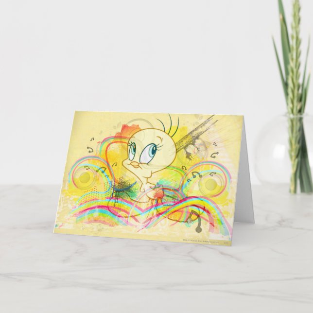Carte Tweety In Rainbows (Devant)
