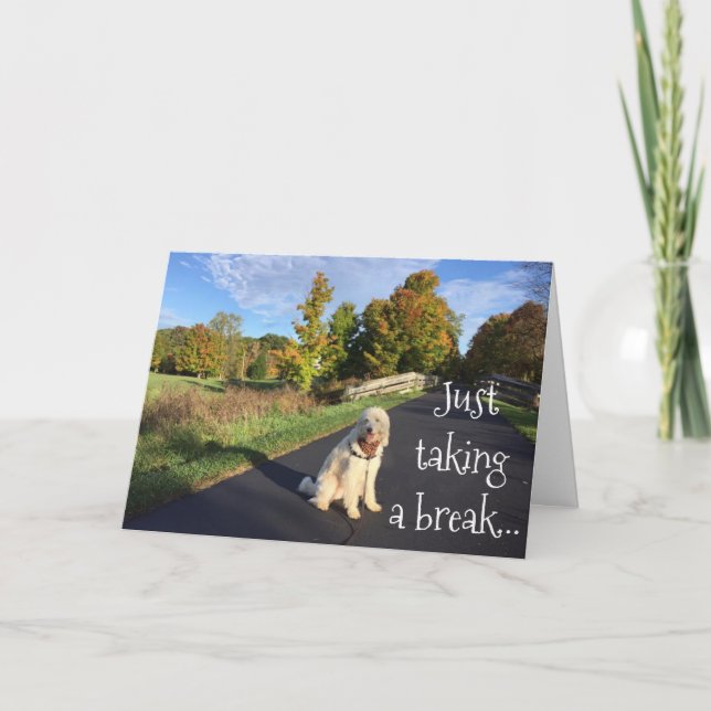 CARTE **TWIN** PRENANT UNE RUPTURE POUR DIRE "HEUREUX AN (Devant)