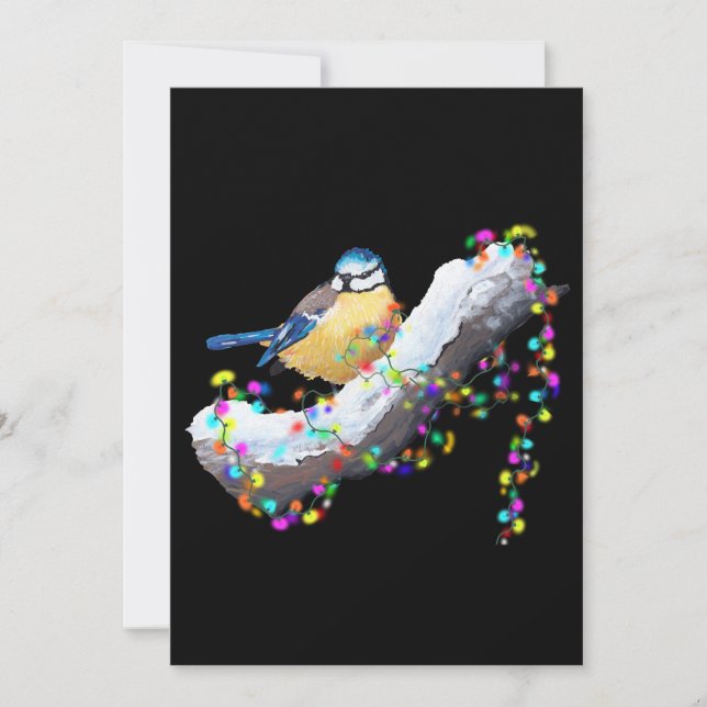 Carte Twinkle Twinkle Little Mésange (Devant)