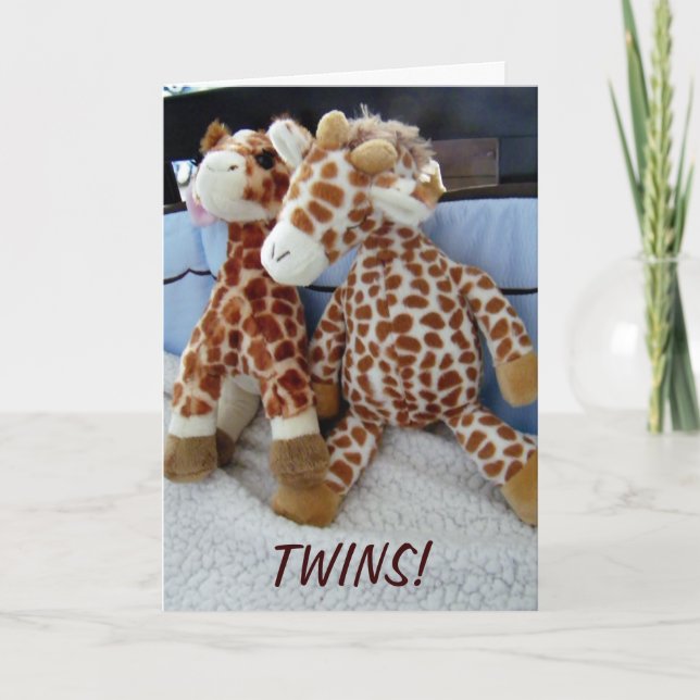 CARTE "TWINS" DOUBLE L'AMOUR/LE PLAISIR (Devant)