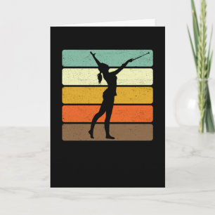 Carte Twirl Baton Twirling Spruch Sport