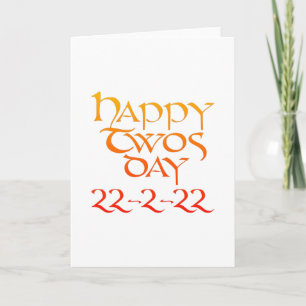 Carte Twosday 22-2-22