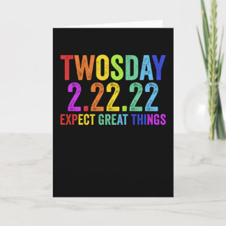 Carte Twosday Tuesday February 22 2022 2-22-22