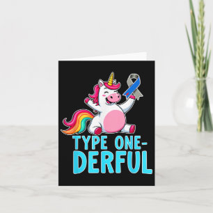 Carte Type 1 Connaissance du diabète T1d Type 1