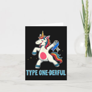 Carte Type 1 Connaissance du diabète T1d Type 1