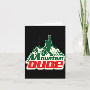 Carte Type de montagne faisant de la randonnée graphique