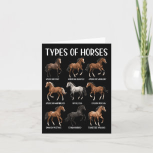 Carte Types De Chevaux Chemise Drôle Cheval Élevage Chev