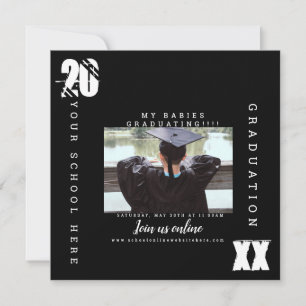 Carte Typographie gras pour la remise des diplômes 2023