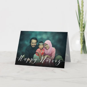 Carte Typographie moderne Joyeux Norooz Nouvel An