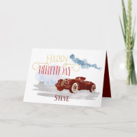 Typographie vintage de joyeux anniversaire de