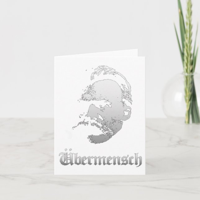 Carte Ubermensch - Friedrich Nietzsche Meilleur Philo al (Devant)