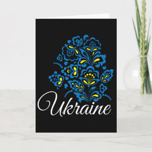 Carte Ukraine Ukrainiens Ukrainien Kiev Trysub Drapeau 1