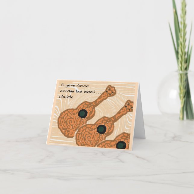 Carte Ukulele (Hawaiian Note Card Series) (Devant)