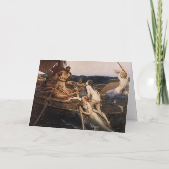Carte Ulysse et les sirènes (Devant)
