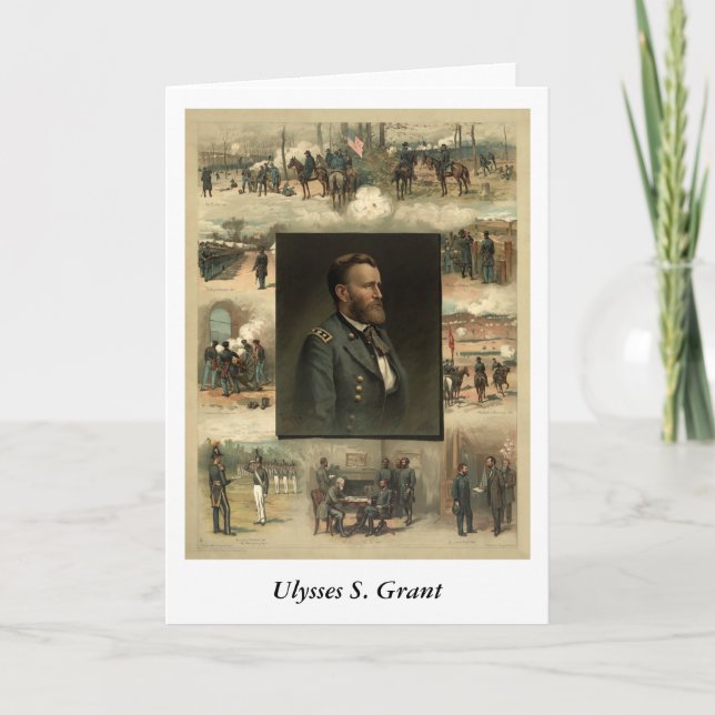 Carte Ulysse S. Grant, 1885 (Devant)
