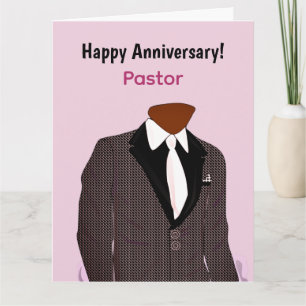 Carte Un Africain Américain en costume pour l'anniversai