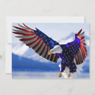 Carte Un aigle américain