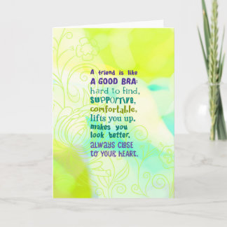 Carte Un ami est comme un bon bar