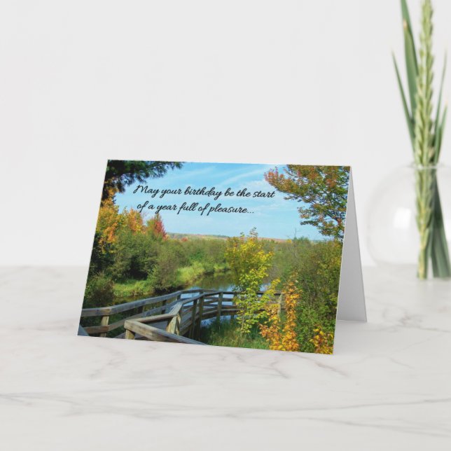 Carte Un an plein de plaisir...Anniversaire religieux (Devant)