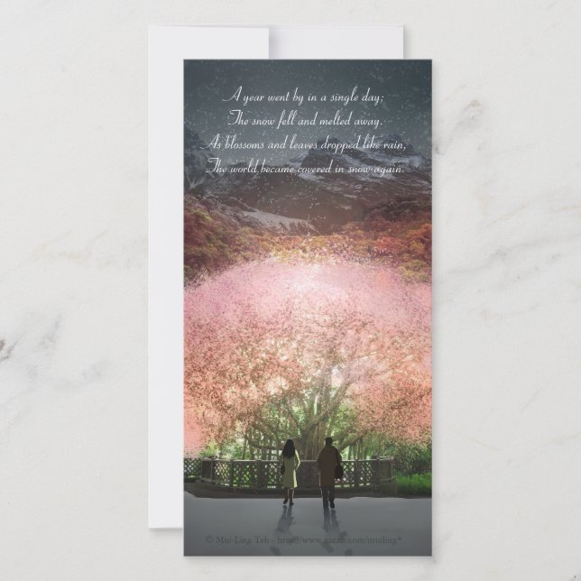 Carte Un an s'est écoulé en une seule journée photocard/ (Devant)