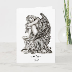 Carte Un ange endormi sur la pierre
