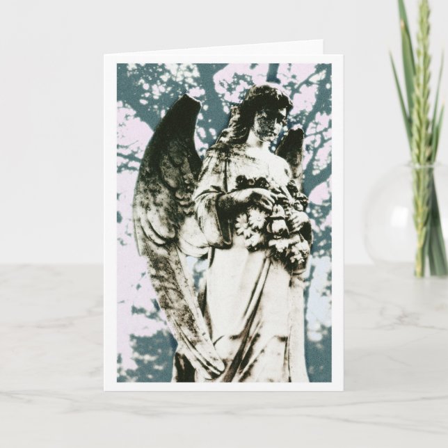 Carte Un ange grave (Devant)
