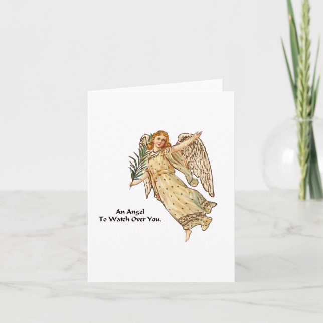 Carte Un Ange Pour Vous Surveiller. (Devant)