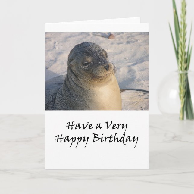 Carte Un anniversaire de joint de Galapagos (Devant)