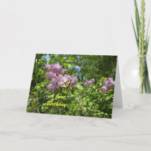 Carte Un anniversaire de juin