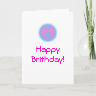 Carte Un anniversaire paisible