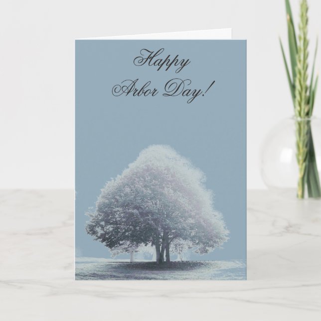 Carte Un arbre dans le brouillard Jour de l'or (Devant)