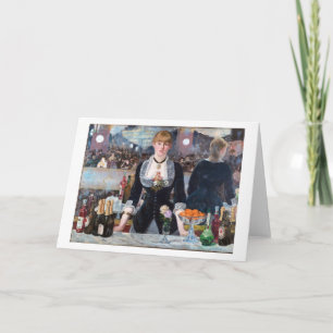 Carte Un bar aux Folies-Bergere, Manet