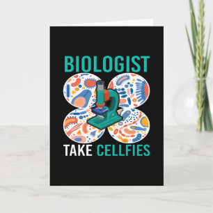Carte Un biologiste prend des cellules en microbiologie