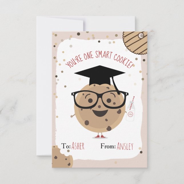 Carte Un biscuit intelligent et le lait enfants salle de (Devant)