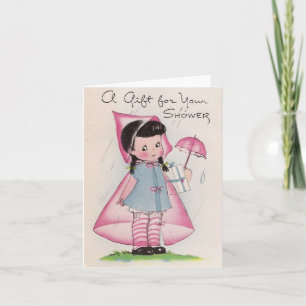 Carte Un cadeau pour votre douche