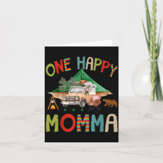 Carte Un campeur de maman heureux 1er anniversaire garço