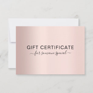 Carte UN CERTIFICAT D'AFFAIRES MODERNE cadeau pour vous