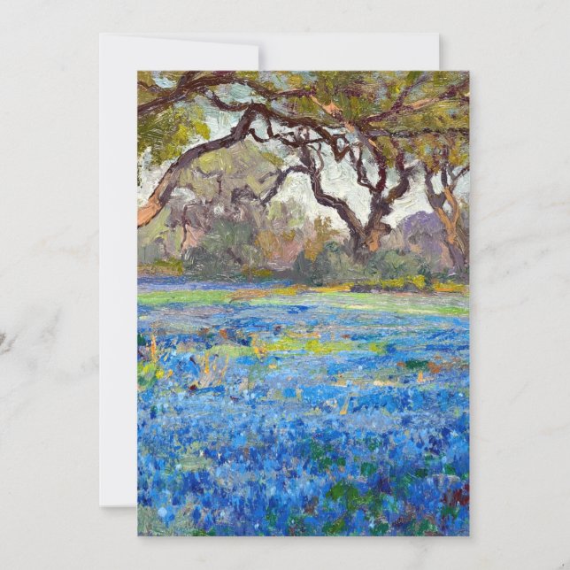 Carte Un champ de bleus à Alamo Heights, 1919 (Devant)