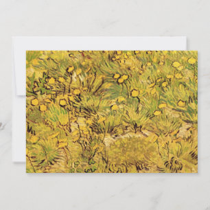 Carte Un champ de fleurs jaunes par Vincent van Gogh