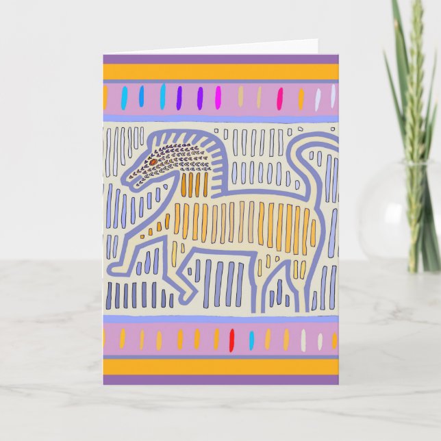 Carte Un cheval sans nom (Devant)