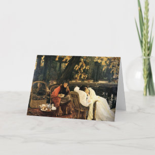 Carte Un convalescent - James Tissot - Art vintage