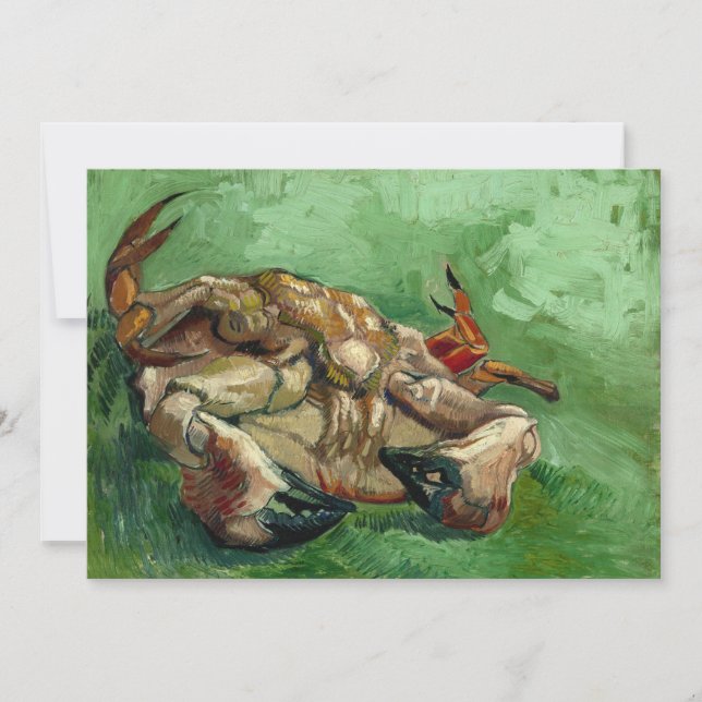 Carte Un crabe sur son dos | Vincent van Gogh (Devant)