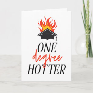 Carte Un Degré De Diplôme De Flamme Hotter