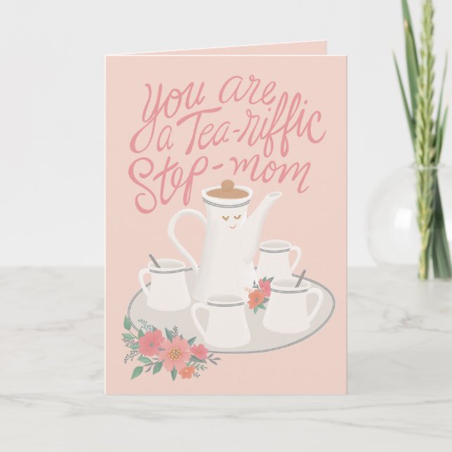 Carte Un design de théière pour la fête des mères 'A Tea (Devant)